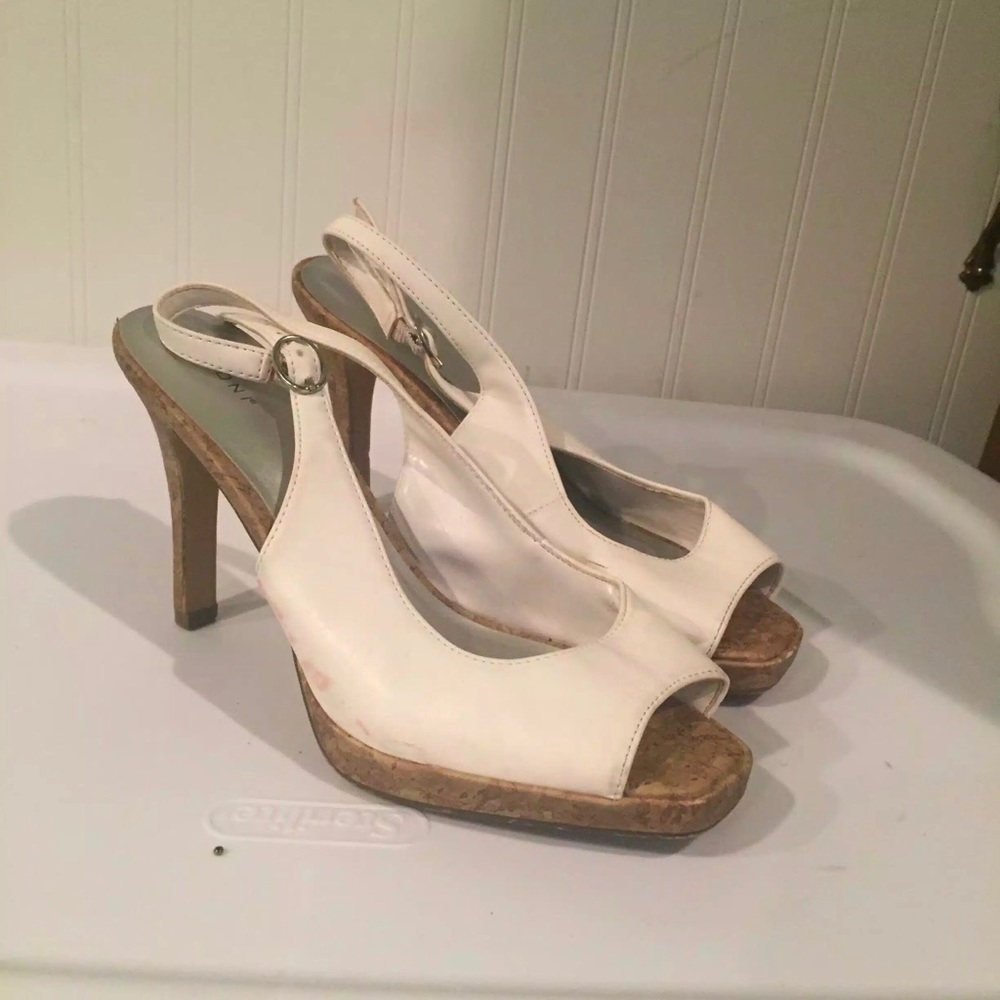 Sling back heels